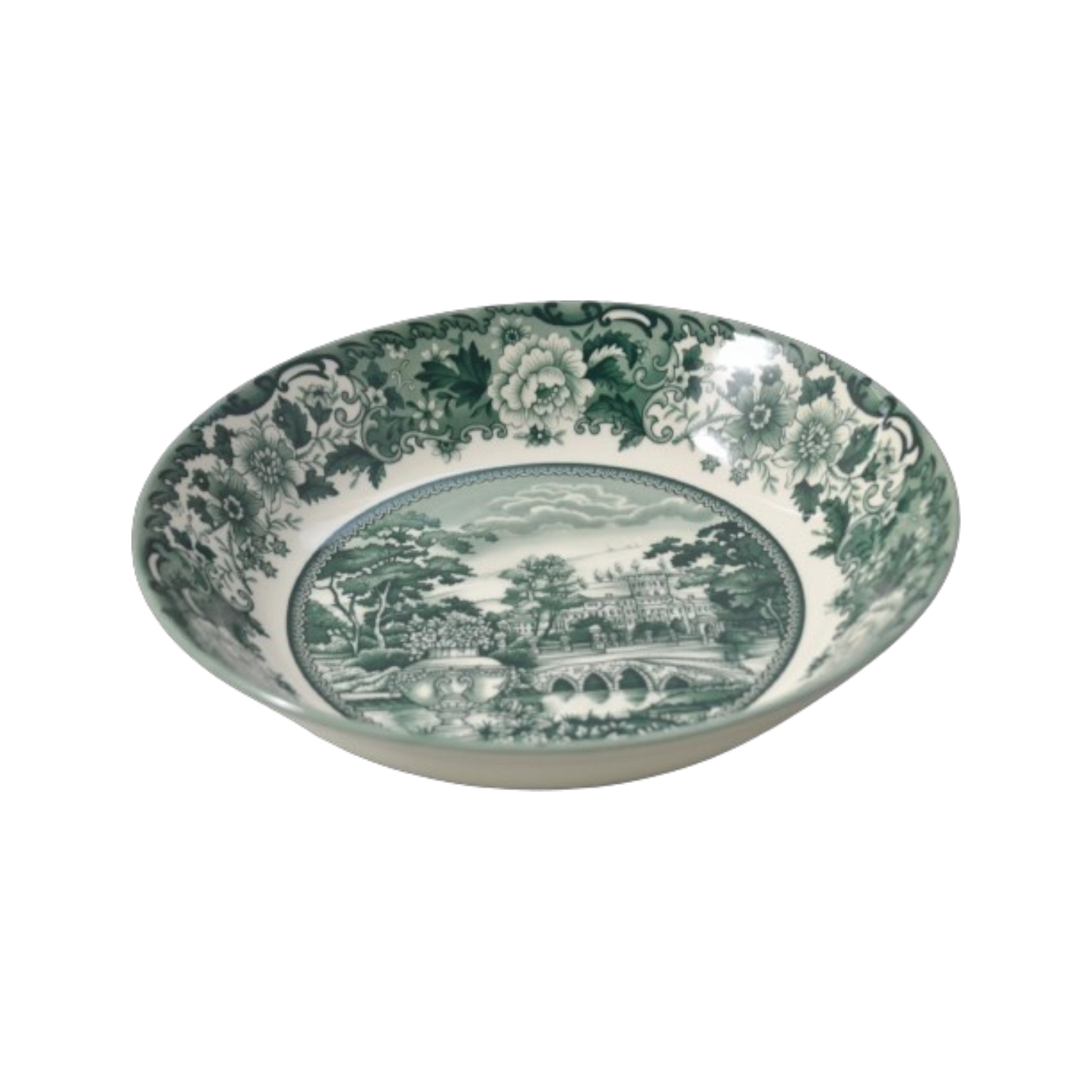 BELMONT GREEN 9" DINNER BOWL