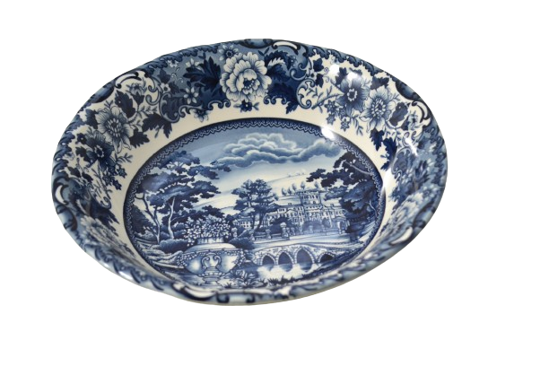 BELMONT DARK BLUE 9.3" SERVING BOWL