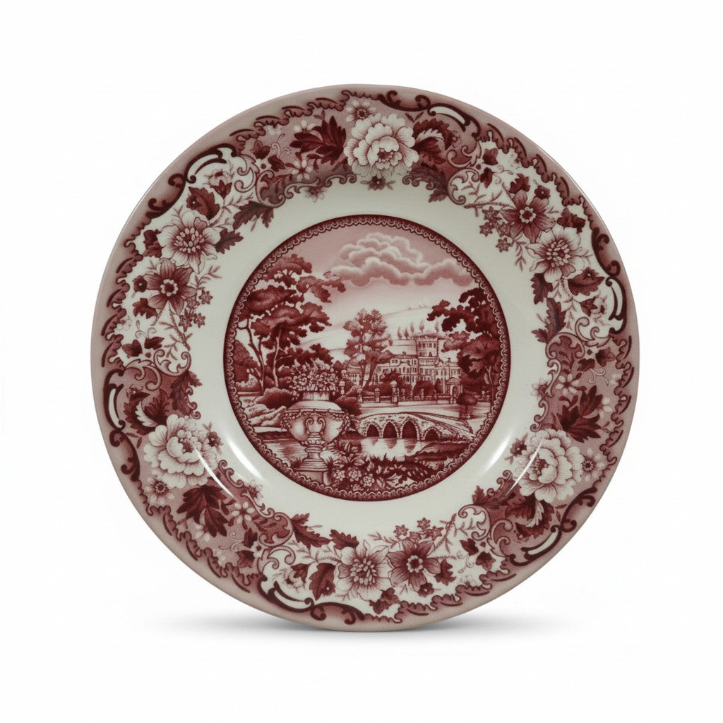 BELMONT PINK 9" PASTA/ SOUP BOWL