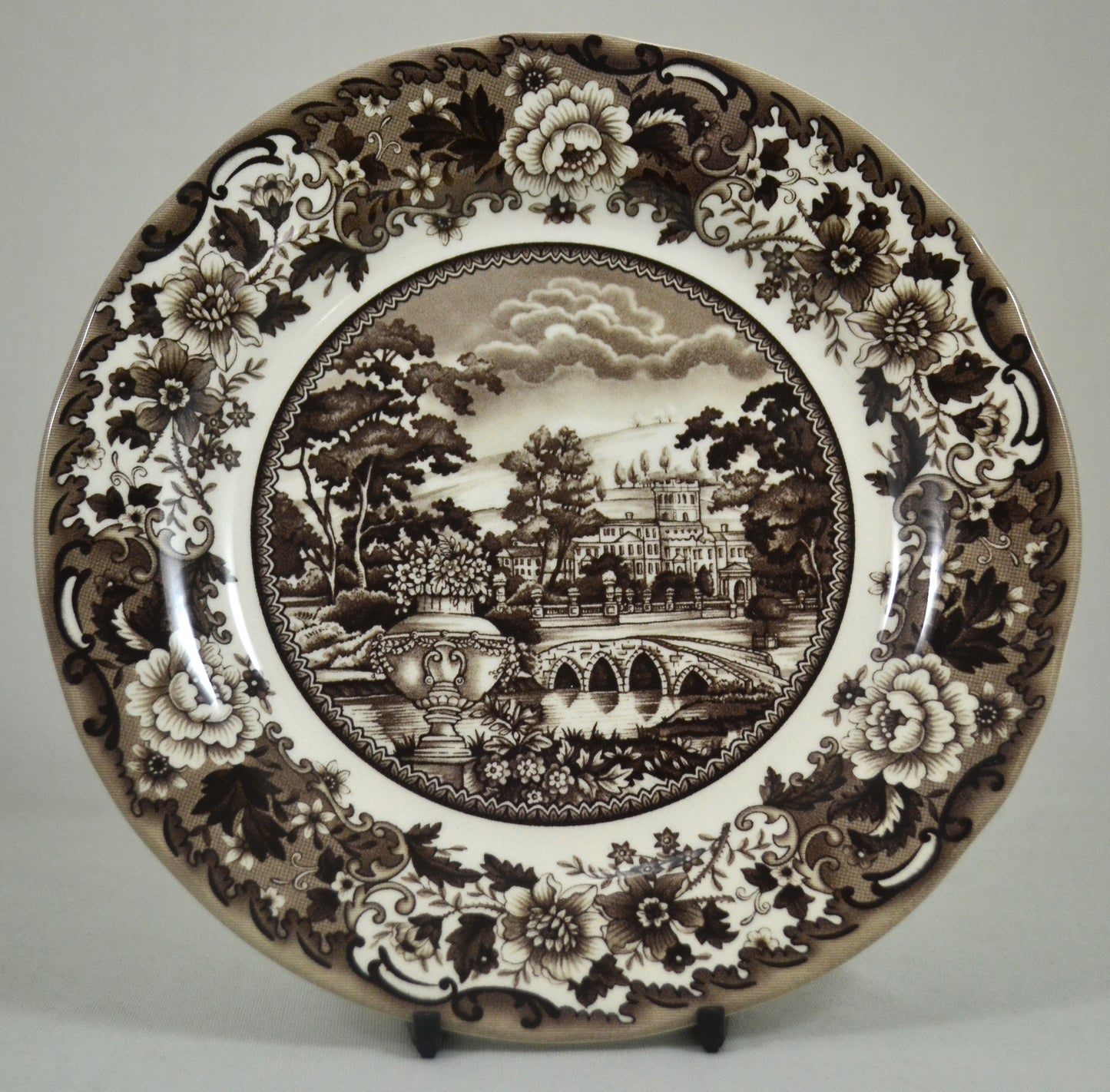 BELMONT BROWN 8" SALAD PLATE