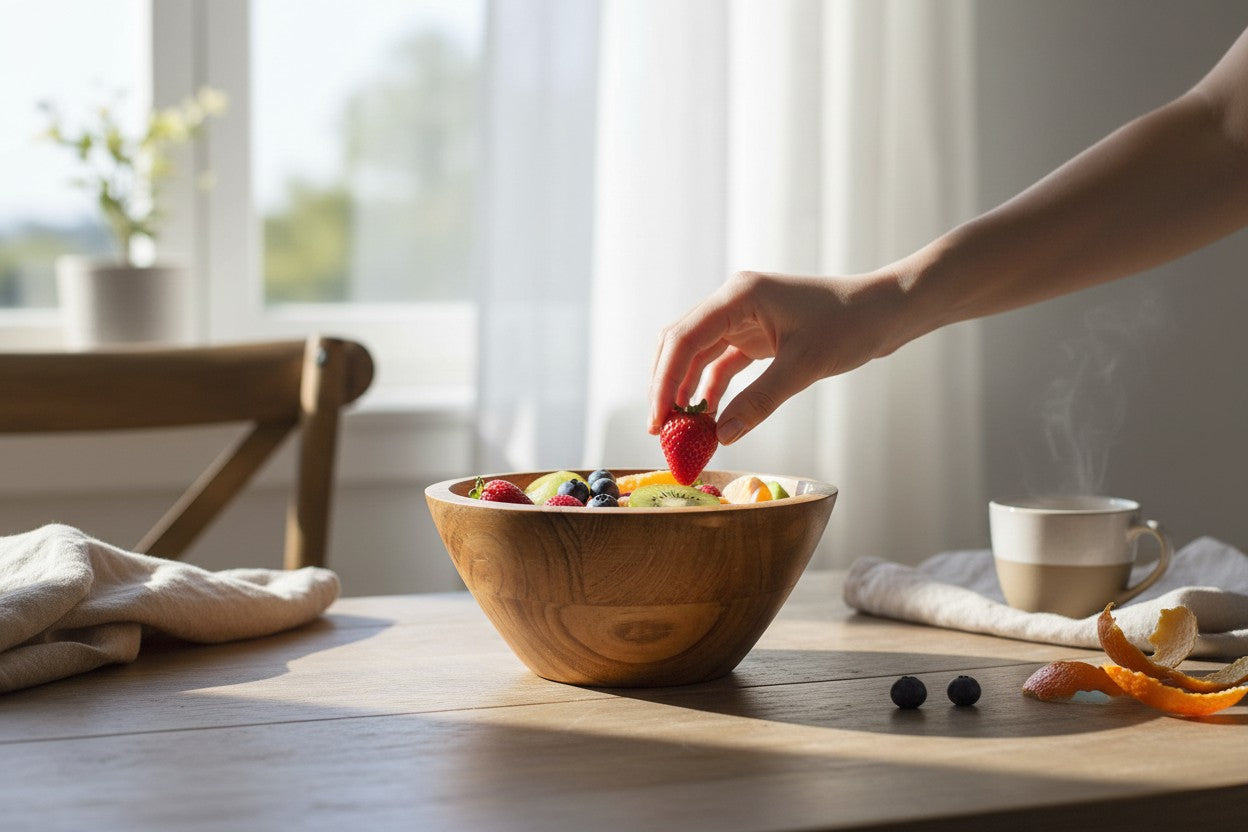 ACACIA WOOD 6" BOWL