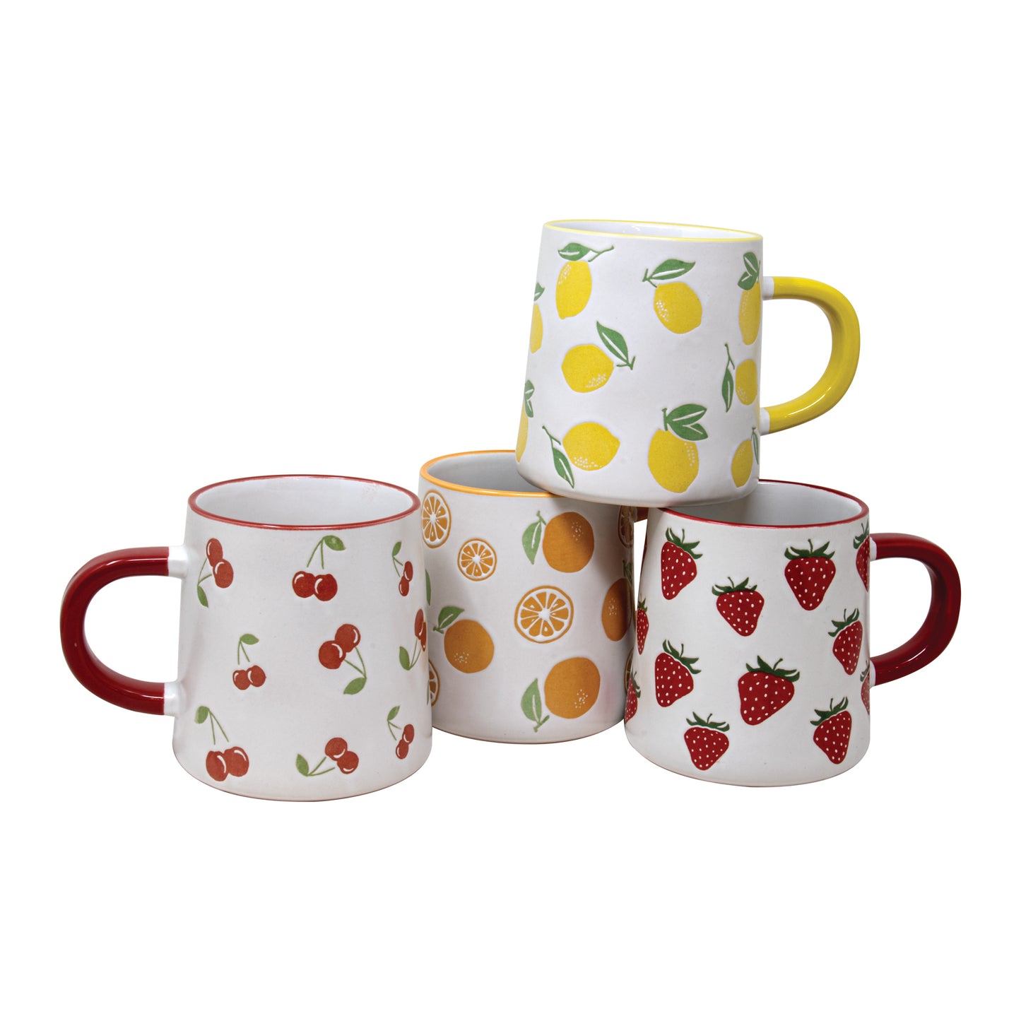16 oz Wax Relief Fruit Mugs A/4
