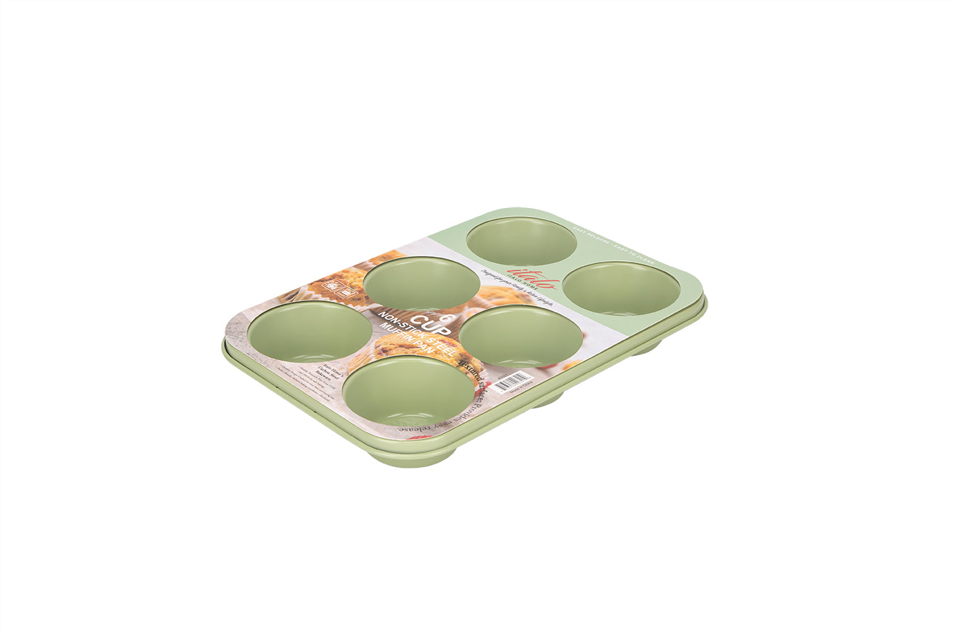 6 CUP MUFFIN PAN-MUTED SAGE