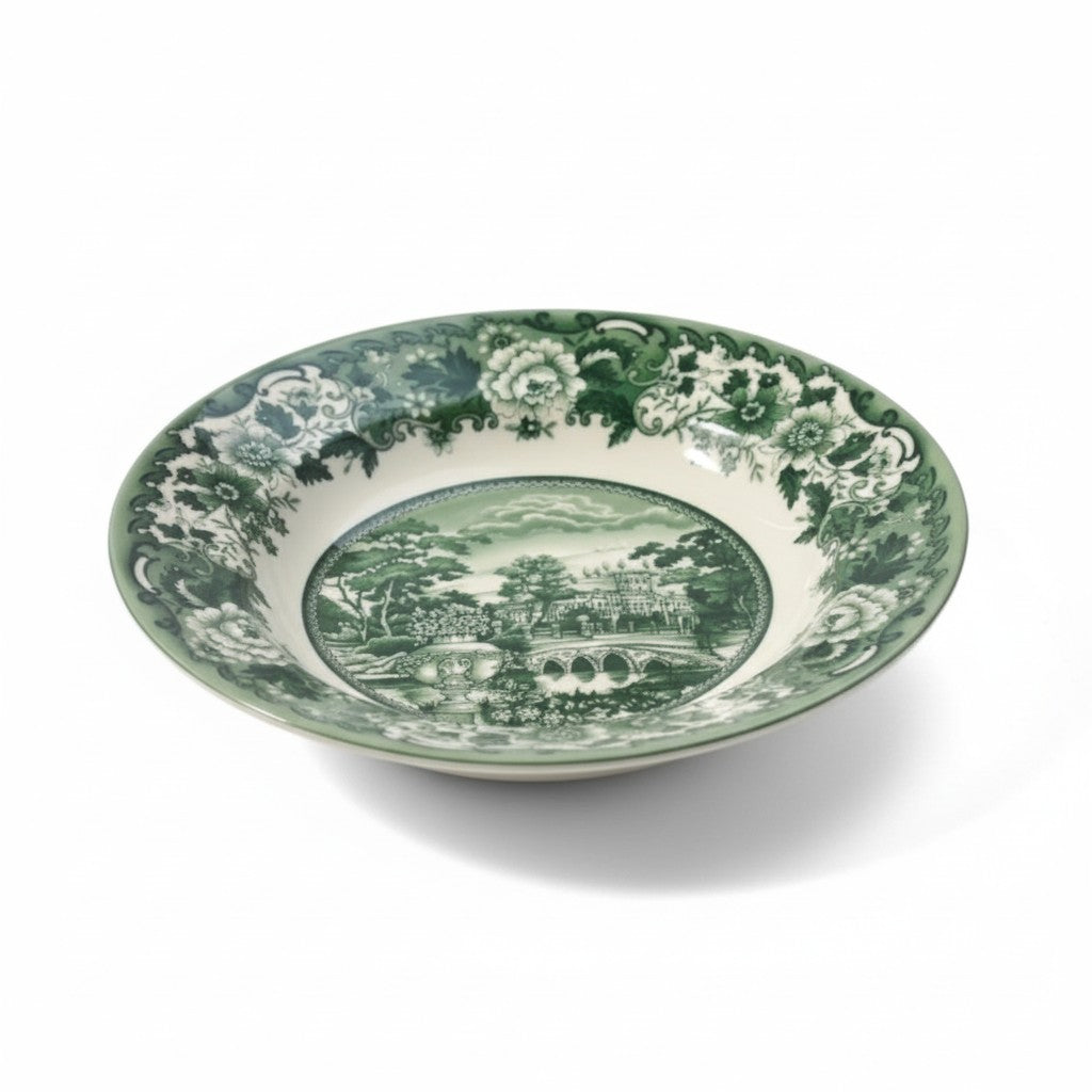 BELMONT GREEN 9" PASTA/ SOUP BOWL