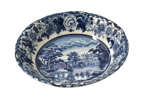 BELMONT DARK BLUE 9.3" SERVING BOWL