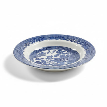 LEGENDARY WILLOW BLUE 9" PASTA/ SOUP BOWL