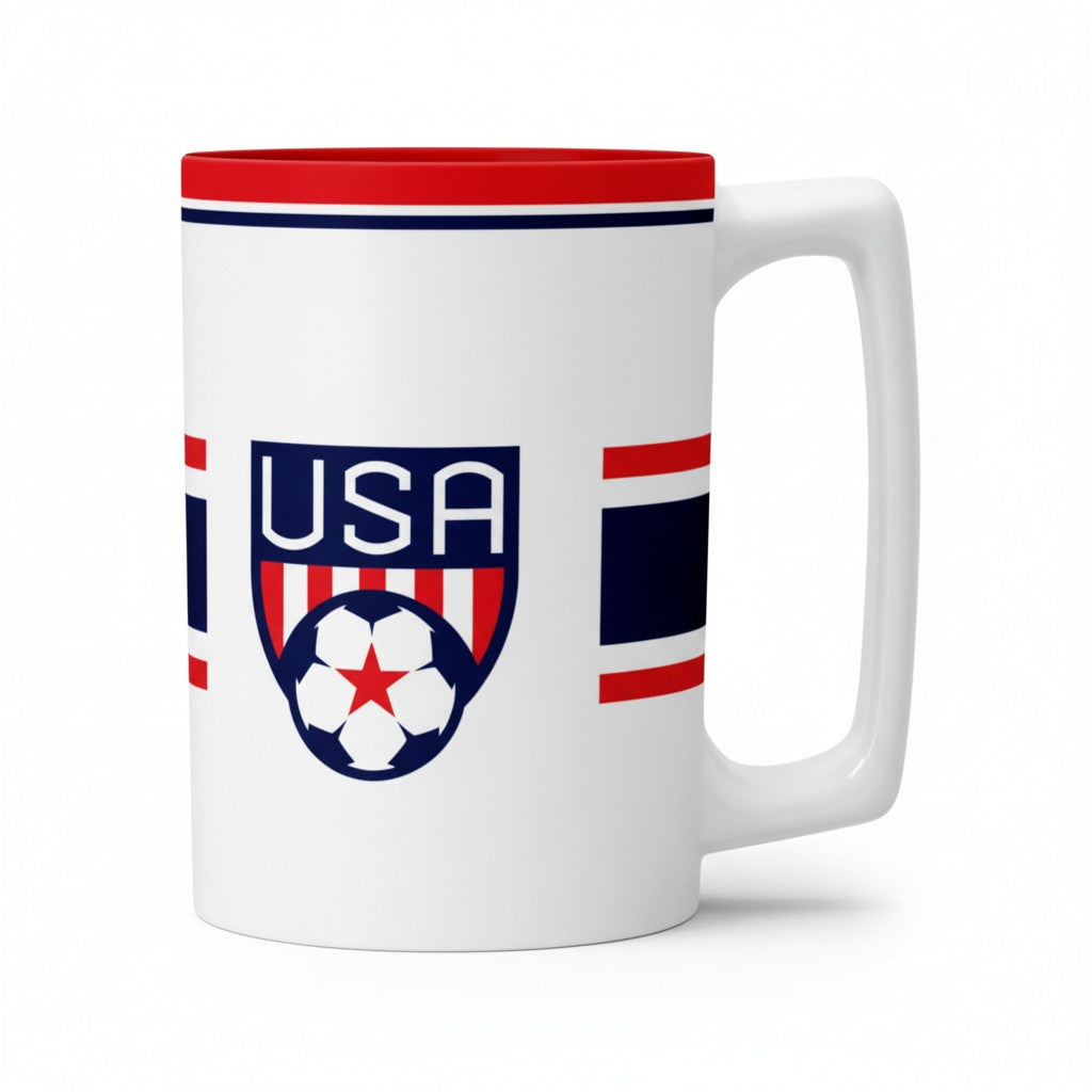 22 OZ USA SOCCER MUG