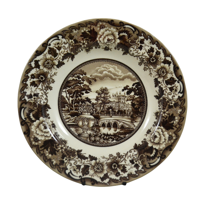 BELMONT BROWN 9" PASTA/ SOUP BOWL