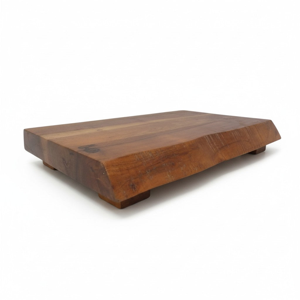 ACACIA WOOD 18' X 12" FOOTED CUTTING/ SERVING BOARD