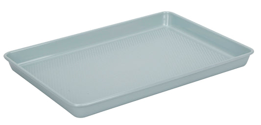 LIGHT BLUE 14.75" X 10" TEXTURED METAL COOKIE SHEET