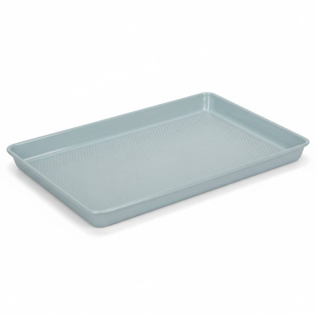LIGHT BLUE 14.75" X 10" TEXTURED METAL COOKIE SHEET
