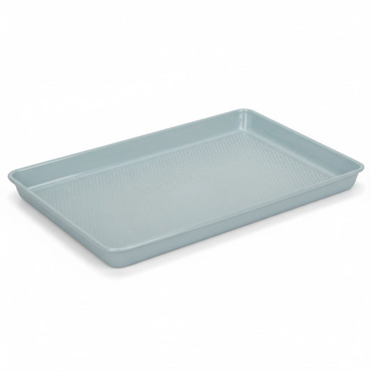 LIGHT BLUE 14.75" X 10" TEXTURED METAL COOKIE SHEET