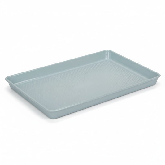 LIGHT BLUE 17" X 11" TEXTURED METAL COOKIE SHEET