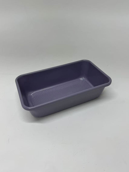 PURPLE 9" X 5" TEXTURED METAL LOAF PAN