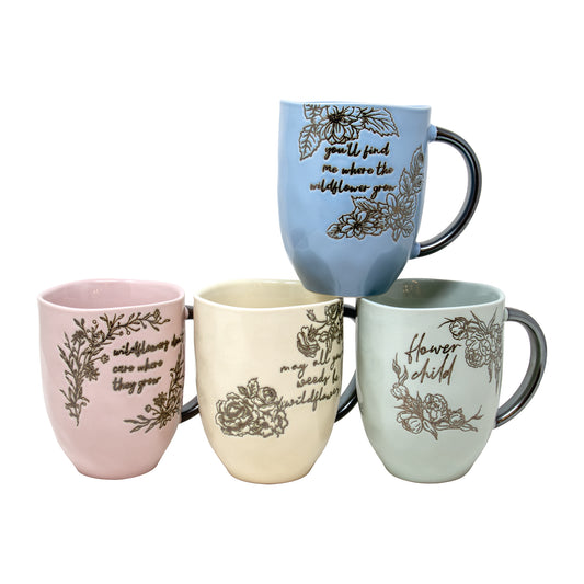18 oz Wax Relief Sayings Mugs A/4