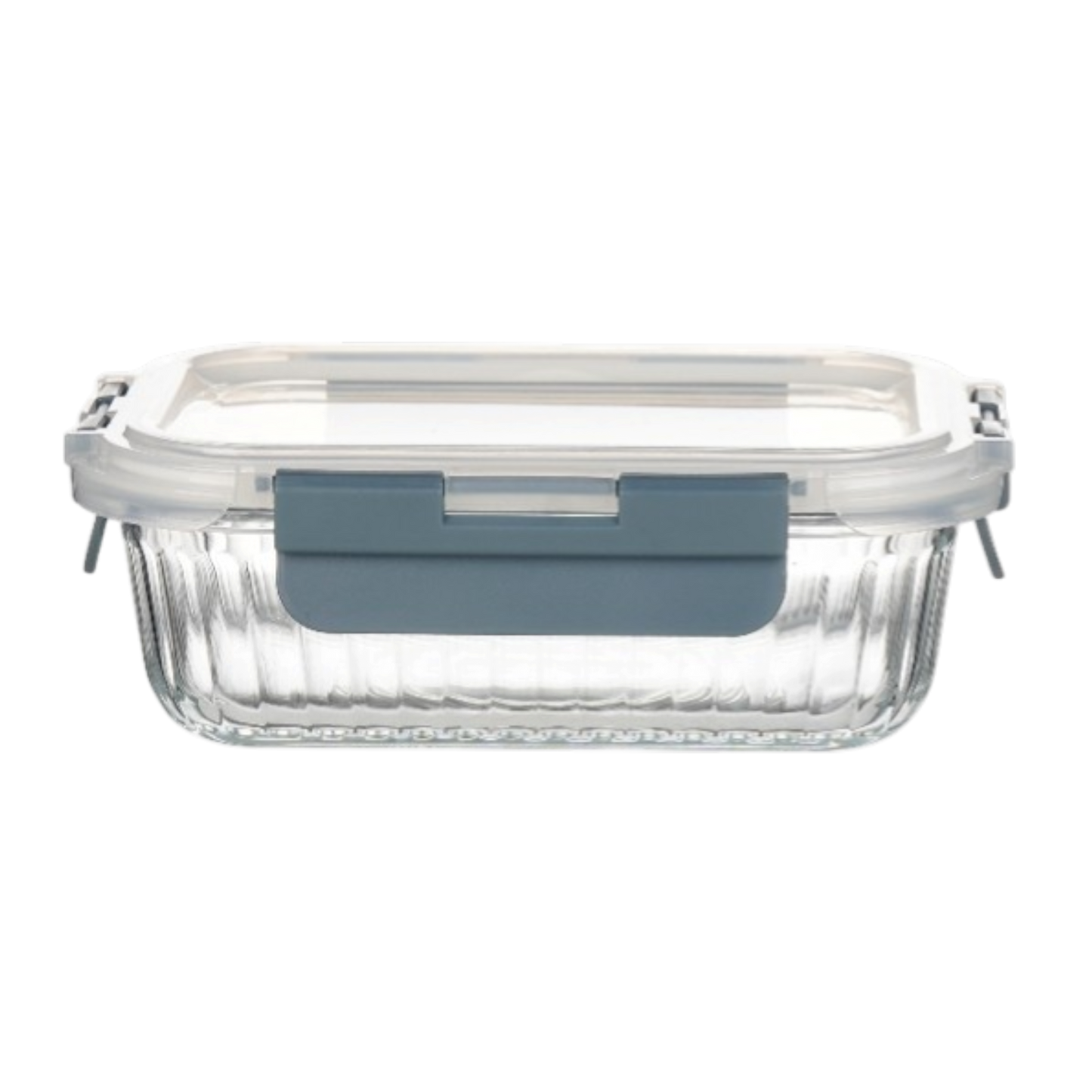 51.06 OZ RIBBED RECT. BOROSILICATE FOOD STORAGE