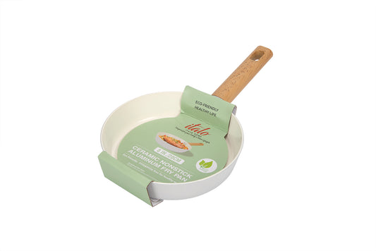 8" Open Fry Pan-Light Gray