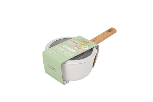 2QT Covered Saucepan-Light Gray