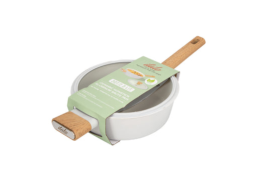 3QT Covered Saute Pan-Light Gray