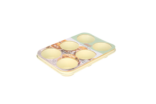 6 CUP MUFFIN PAN-Butter Yellow