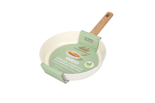 10" OPEN FRY PAN CREAM