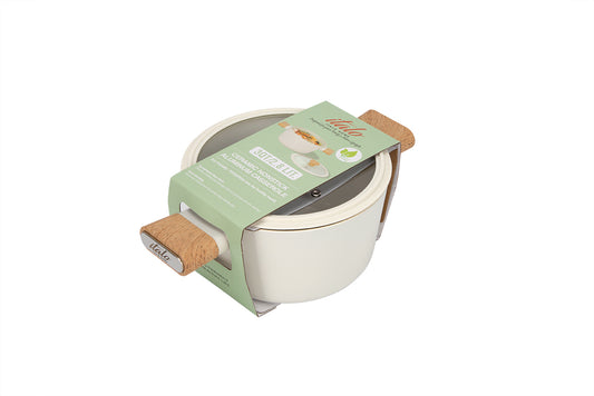 3QT COVERED CASSEROLE CREAM