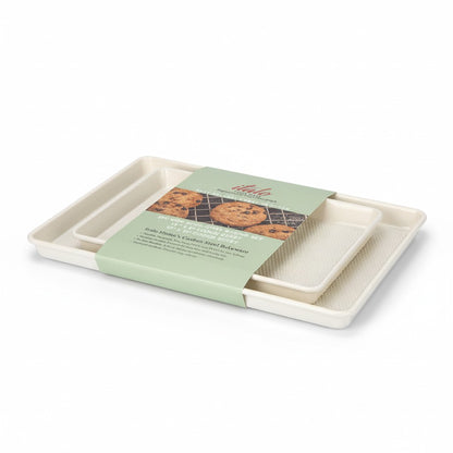 S/2 COOKIE SHEETS CREAM