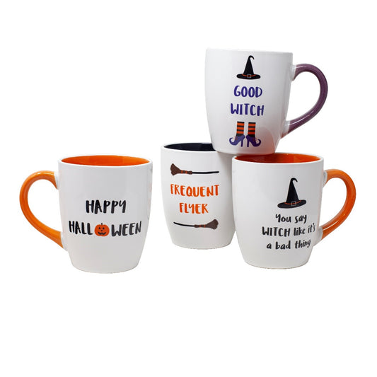 25 Oz Good Witch Mugs - 4 Assorted Designs